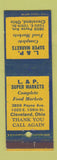 Matchbook Cover - L&P Grocery Cleveland OH