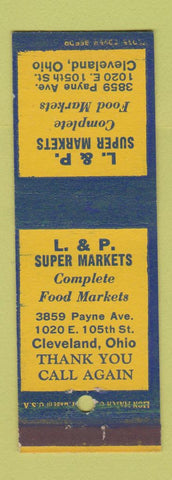Matchbook Cover - L&P Grocery Cleveland OH