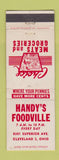 Matchbook Cover - Handy's Foodville Grocery Cleveland OH