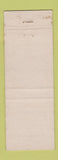 Matchbook Cover - Hotel Belmont Cleveland OH WEAR