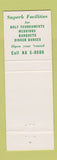 Matchbook Cover - Elmhurst Country Club Wood Dale IL WHITE