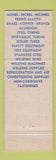 Matchbook Cover - Williams Mill Warehouse Service Columbus OH