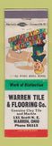 Matchbook Cover - Warren Tile Flooing Warren OH WEAR