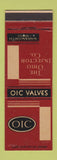 Matchbook Cover - OIC Valves Ohio Injector Wadsworth OH