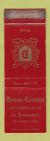 Matchbook Cover - Devon Lounge Columbus OH WORN