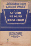 Matchbook Cover - Jefferson Liquor Store Buffalo NY wear 40 Strike
