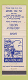 Matchbook Cover - Archway Motel Banff AB
