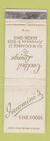 Matchbook Cover - Jacomini's Restaurant Akron OH WEAR