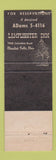 Matchbook Cover - Lamplighter Inn Olmsted Falls OH