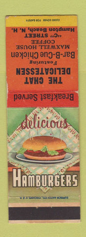 Matchbook Cover - Chat Deli Hampton beach NH WEAR