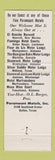 Matchbook Cover - El Rancho Roswell NM Motel Paramount Motels