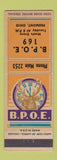 Matchbook Cover - Elks Lodge Fremont OH