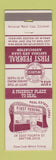 Matchbook Cover - First Federal Savings and Loan Dayton OH WEAR