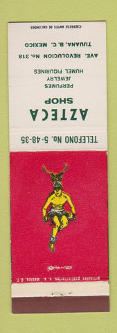 Matchbook Cover - Azteca Shop Tijuana Mexico