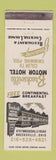 Matchbook Cover - Brecksville Motor Hotel OH