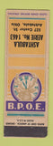 Matchbook Cover - Elks Lodge Ashtabula OH