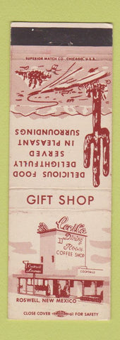 Matchbook Cover - Cecil's Restaurant Roswell NM cactus