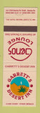 Matchbook Cover - Garrett's Desert Inn Santa Fe NM