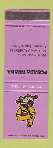 Matchbook Cover - Posada Triana Hotel Sonora Mexico