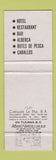 Matchbook Cover - Posada Triana Hotel Sonora Mexico