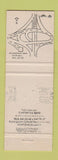 Matchbook Cover - Gran Teocali Restaurant Piramides De Teotihuacan Mexico