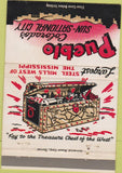 Matchbook Cover - Pueblo Colorado Tourism CO 40 Strike