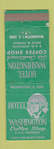 Matchbook Cover - Hotel Washington Court House OH WEAR