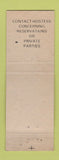 Matchbook Cover - Colony Club Dayton OH Bill Coburn Dixieland