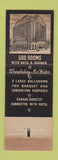 Matchbook Cover - Dayton Biltmore Hotel Dayton OH Kittyhawk Room