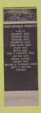 Matchbook Cover - Republic Belting Rubber Youngstown OH