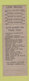 Matchbook Cover - Kaeser & Blair Matchbooks Cincinnati OH