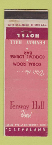 Matchbook Cover - Fenway Hall Hotel Cleveland OH WEAR