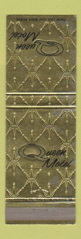 Matchbook Cover - Queen Motel Fresno CA