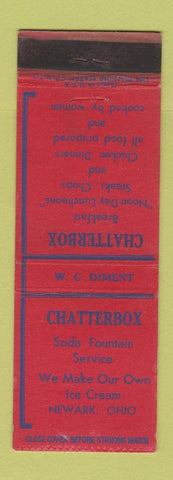 Matchbook Cover - Chatterbox Fountain Newark OH WEAR