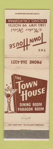 Matchbook Cover - Town House Restaurant Fresno CA WEAR