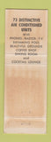 Matchbook Cover - Town House Restaurant Fresno CA WEAR