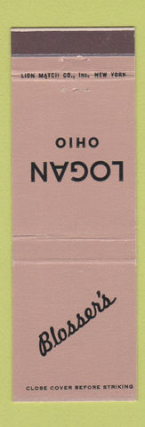 Matchbook Cover - Blosser's Logan OH