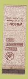 Matchbook Cover - Hart Schaffner Marx Men's Clothes Delaware OH WORN