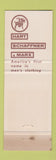 Matchbook Cover - Hart Schaffner Marx Men's Clothes Delaware OH WORN