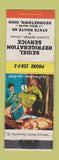 Matchbook Cover - Seidel Refrigeration Georgetown OH hillbilly