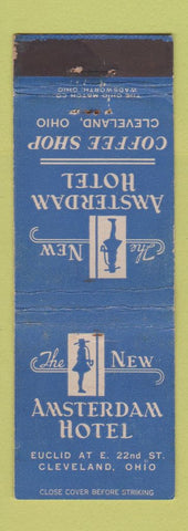 Matchbook Cover - New Amsterdam Hotel Cleveland OH
