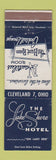 Matchbook Cover - Lake Shore Hotel Cleveland OH
