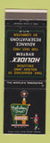 Matchbook Cover - Holiday Inn Toledo OH