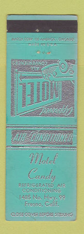 Matchbook Cover - Motel Candy Fresno CA WEAR