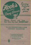 Matchbook Cover - Indianapolis IN tourism Hooks Drugs 40 Strike