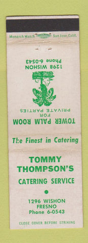 Matchbook Cover - Tommy Thompson's Catering Fresno CA WEAR