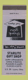 Matchbook Cover - Starlite Fit Shop Lyons OH