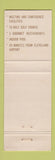 Matchbook Cover - Sawmill Creek Huron OH