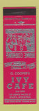 Matchbook Cover - Ivy Sparta WI