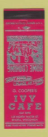 Matchbook Cover - Ivy Sparta WI